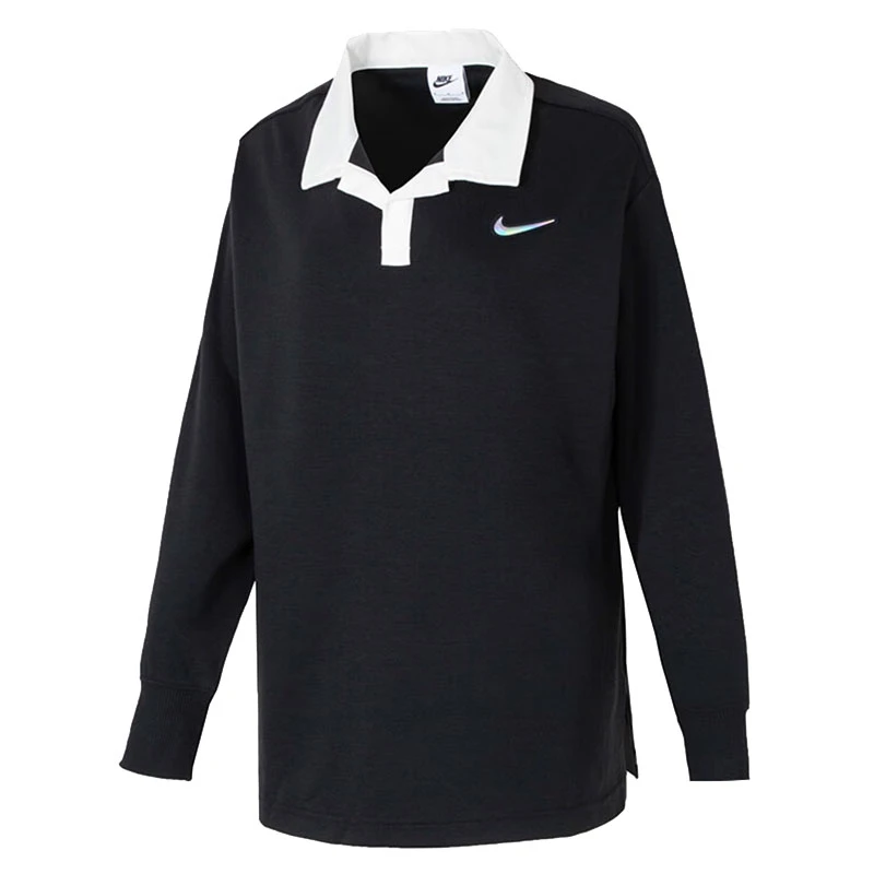 Nike耐克女龙年限定印花圆领时尚经典运动休闲长袖T恤FZ6534-010