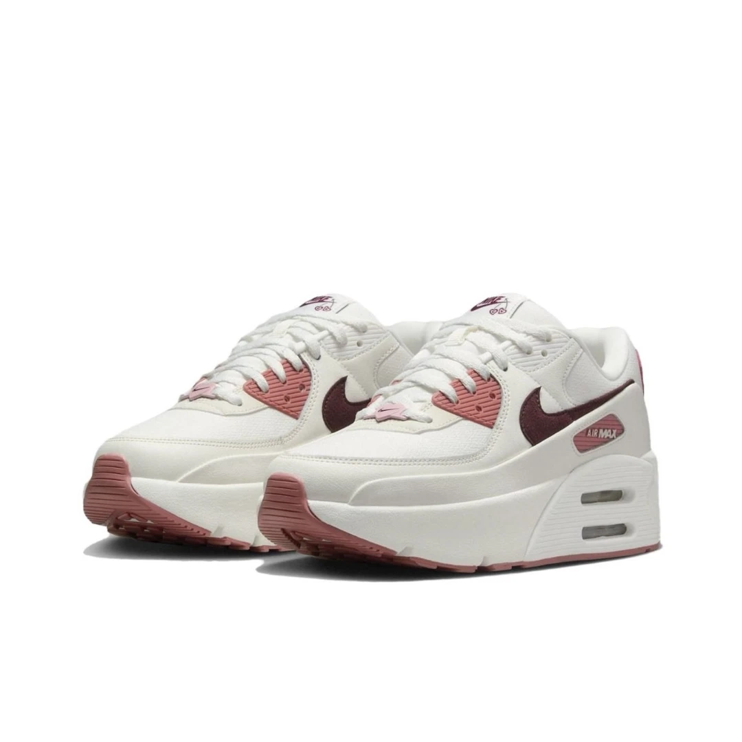 Nike耐克AIR MAX 90女低帮情人节限定双层气垫休闲鞋 -FZ5164-133