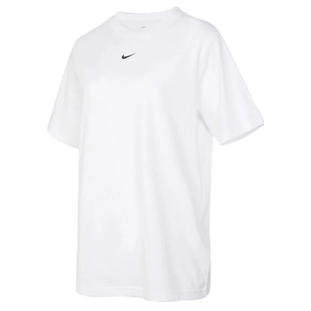 Nike耐克简约纯色上衣运动时尚休闲透气印花圆领短袖 -FD4150-100