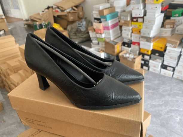 1076浅口高跟鞋女鞋单鞋舒适春季女士尖头