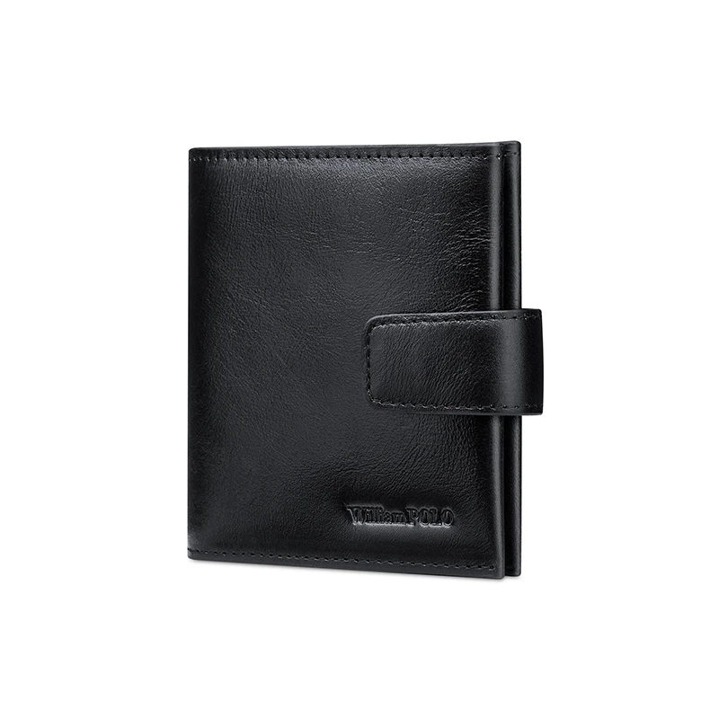 英皇保罗男士真皮钱包钱夹多功能驾驶证卡包竖款大容量三折钱包