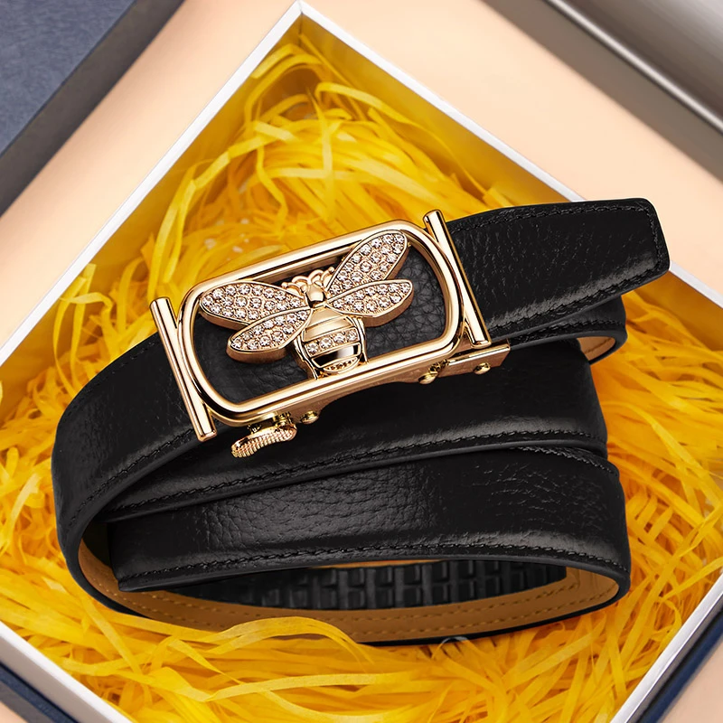 英皇保罗女士腰带真牛皮皮带休闲潮流时尚高档裤腰带韩版个性百搭