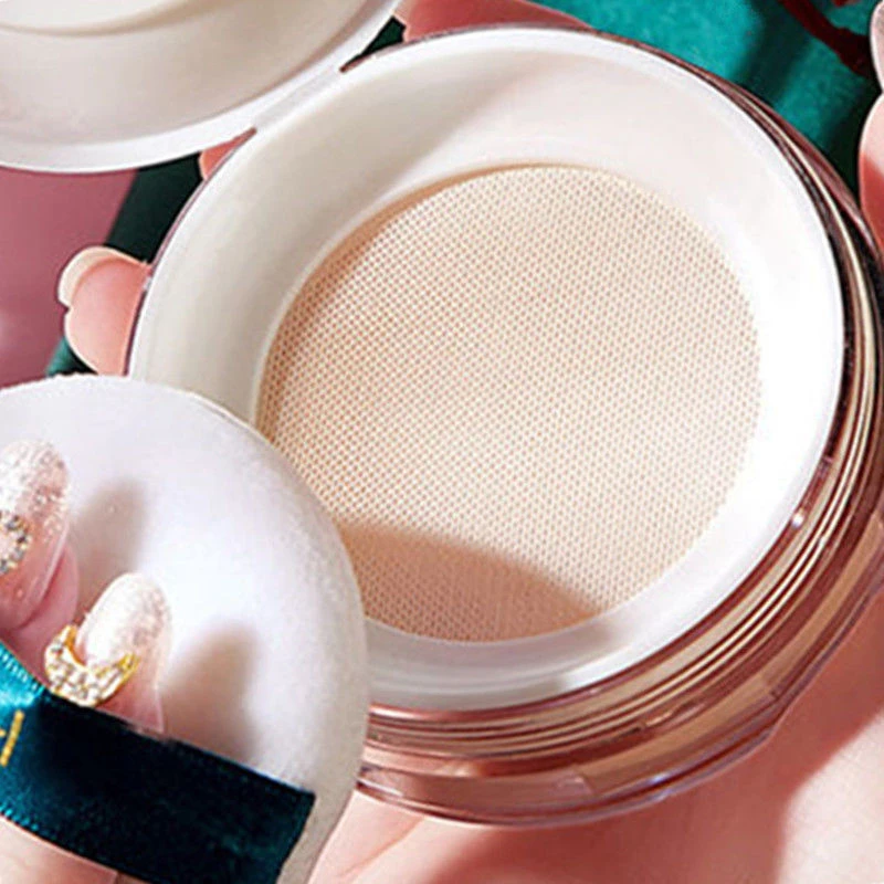 定妆粉散粉控油防汗不脱妆蜜粉学生党油皮哑光象牙白不卡粉细腻