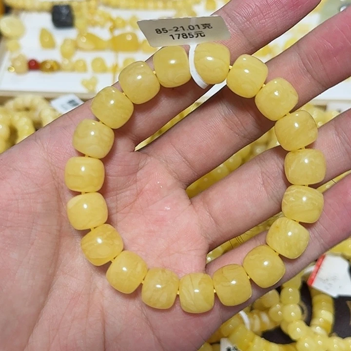 琥珀手链未镶嵌蜜蜡