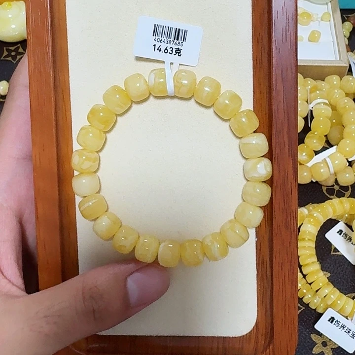 琥珀手链未镶嵌蜜蜡