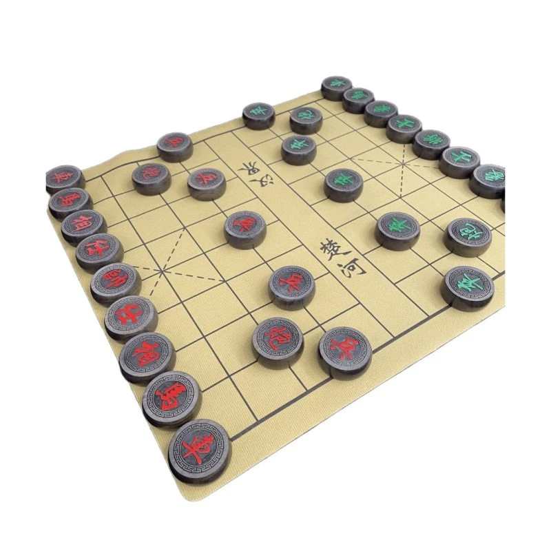 黑檀中国象棋 国粹 整木雕刻定制款把件