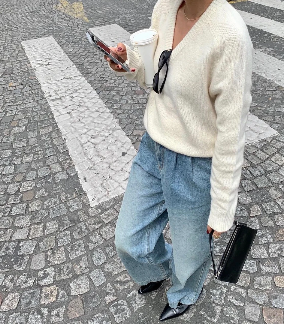 Le 纯色法式羊毛衫