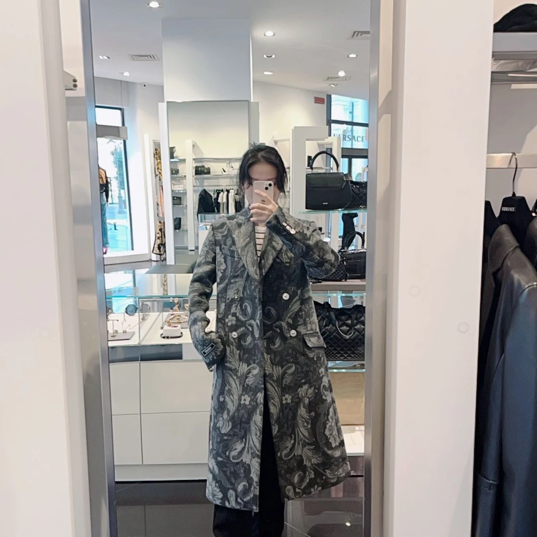 全新未使用 VERSACE/范思哲 女士外套大衣巴洛克