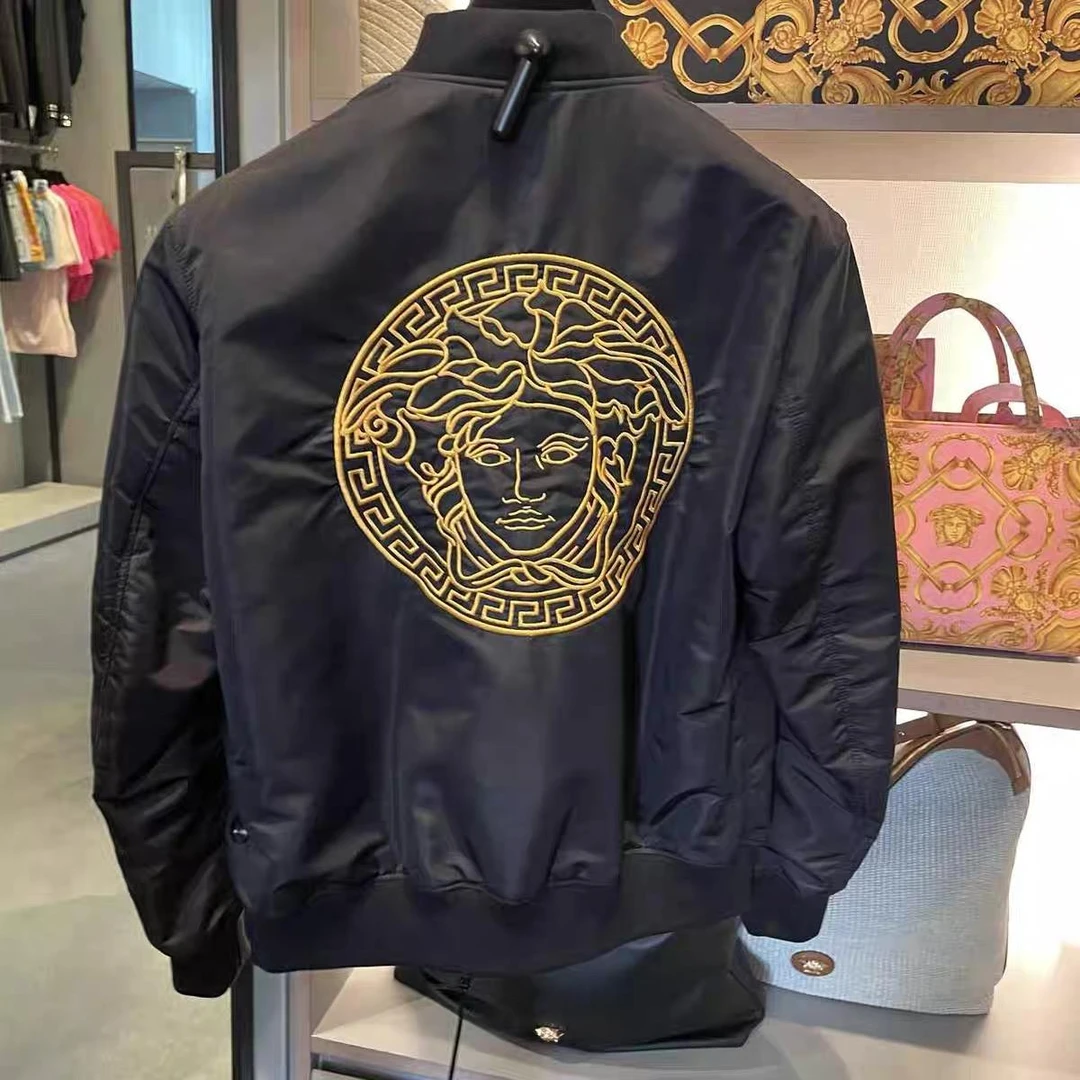 未使用 VERSACE/范思哲 【国现】男士美杜莎刺绣棒球服外套