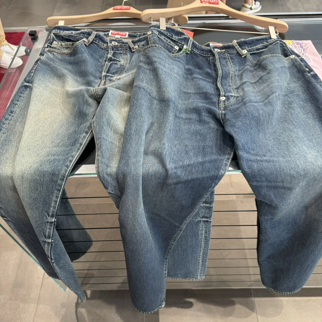 KENZO/肯佐男士经典百搭水洗牛仔裤多色