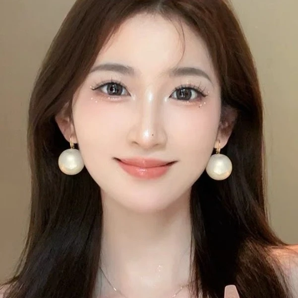 港风复古夸张超大耳扣式耳环女小众独特设计欧美冷淡风耳坠女