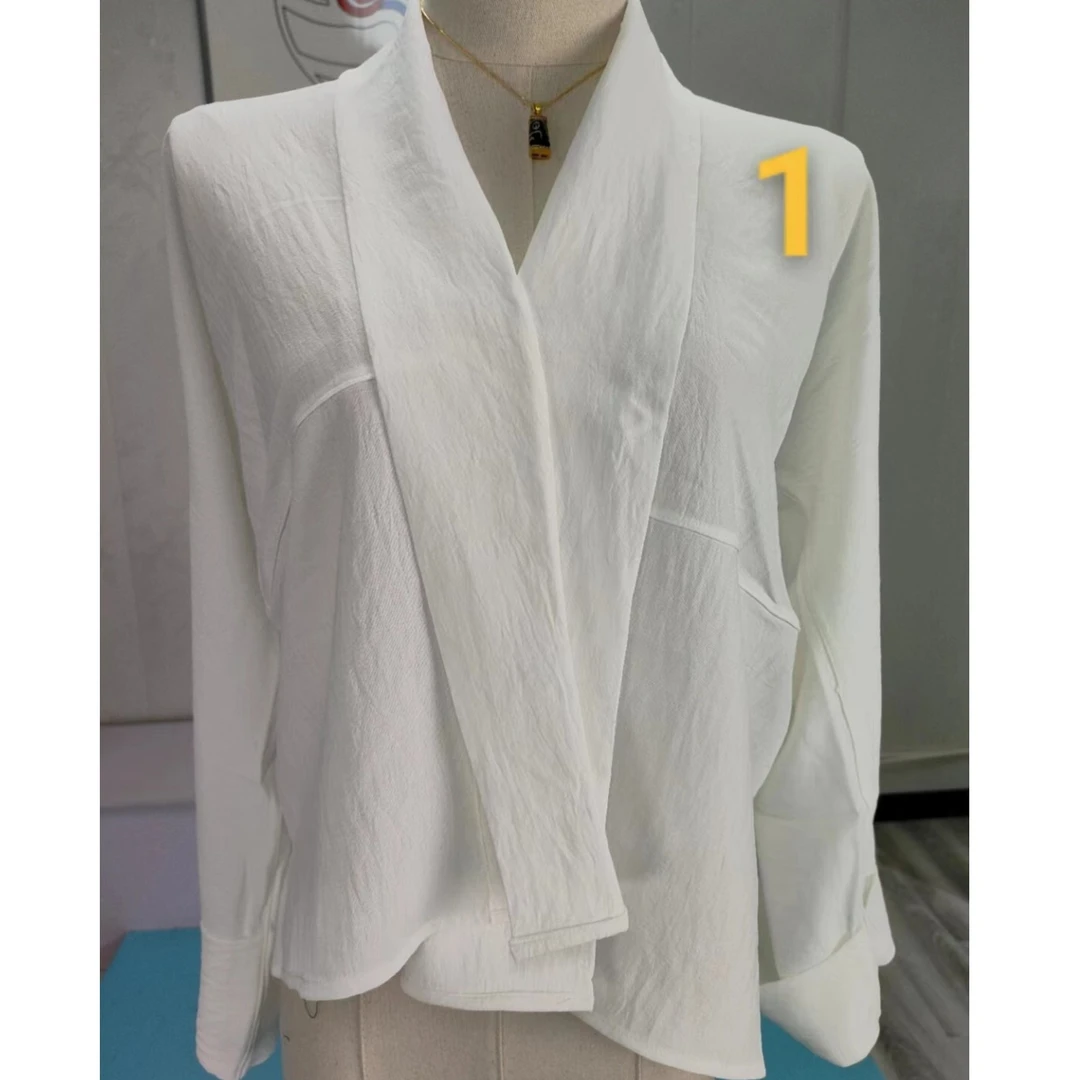 衣之贵夏季纯色白色复古中国风藏服上衣内搭百搭薄款民族风民族风