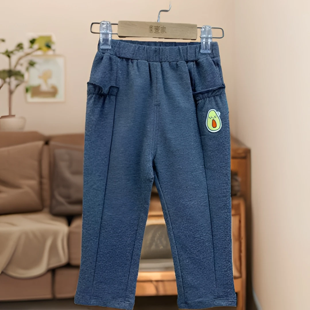 哎麻麻高品质1112809女童春秋针织休闲直筒长裤韩版百搭舒适时尚