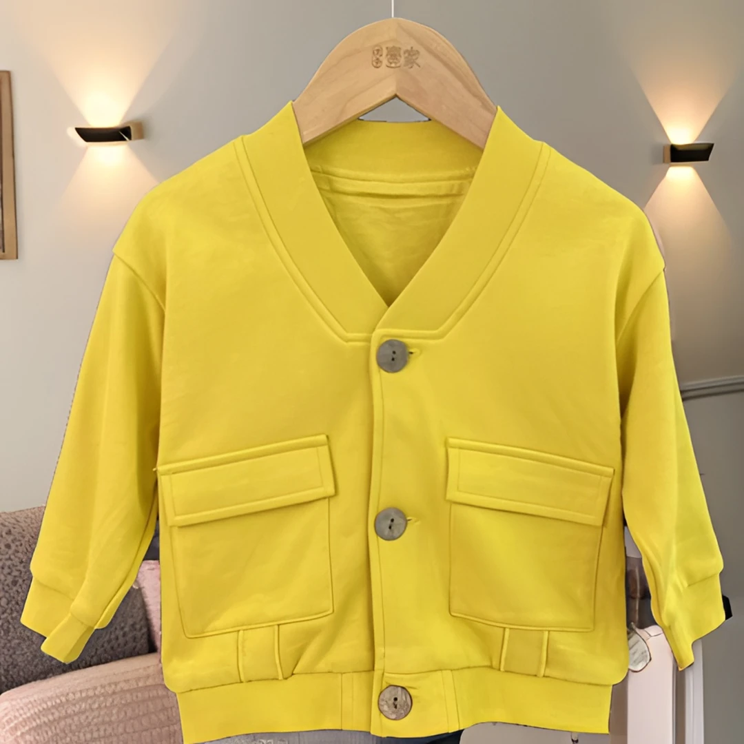 爱麻麻9011502男童帅气秋装反季宝宝衣服潮酷痞帅童装针织外套