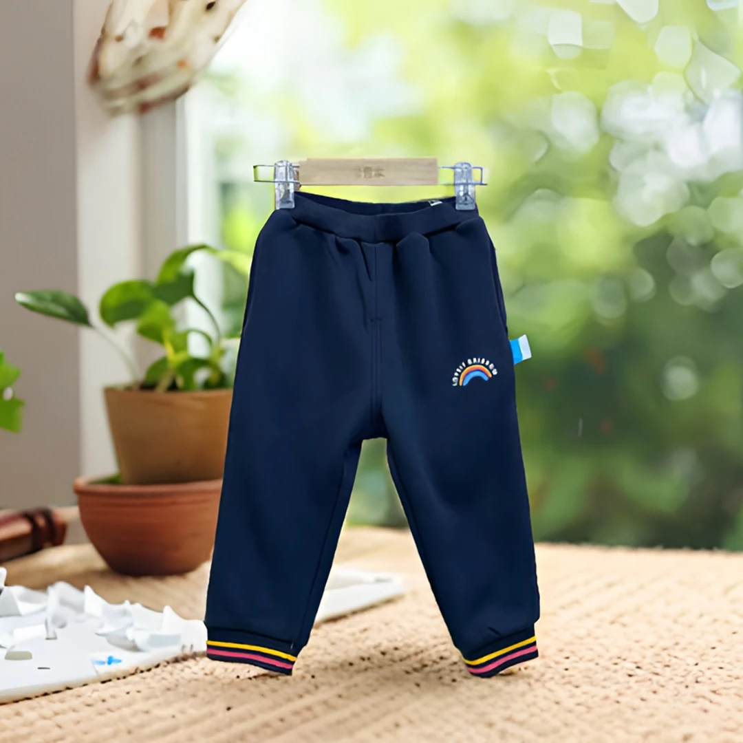 哎麻麻高品质6032810女童加绒保暖针织休闲运动长裤舒适百搭洋气