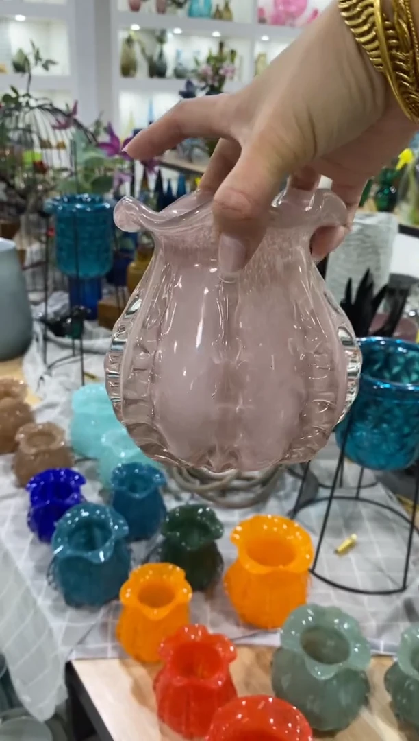 【闪购商品】福利琉璃花瓶摆件大粉