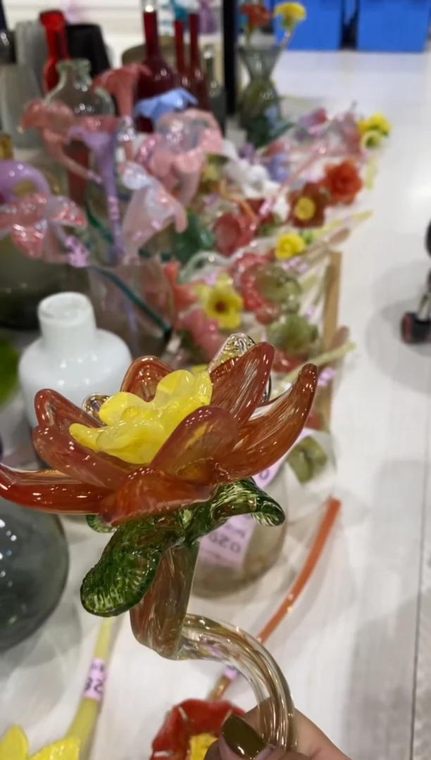 【闪购商品】琉璃花瓶摆件386