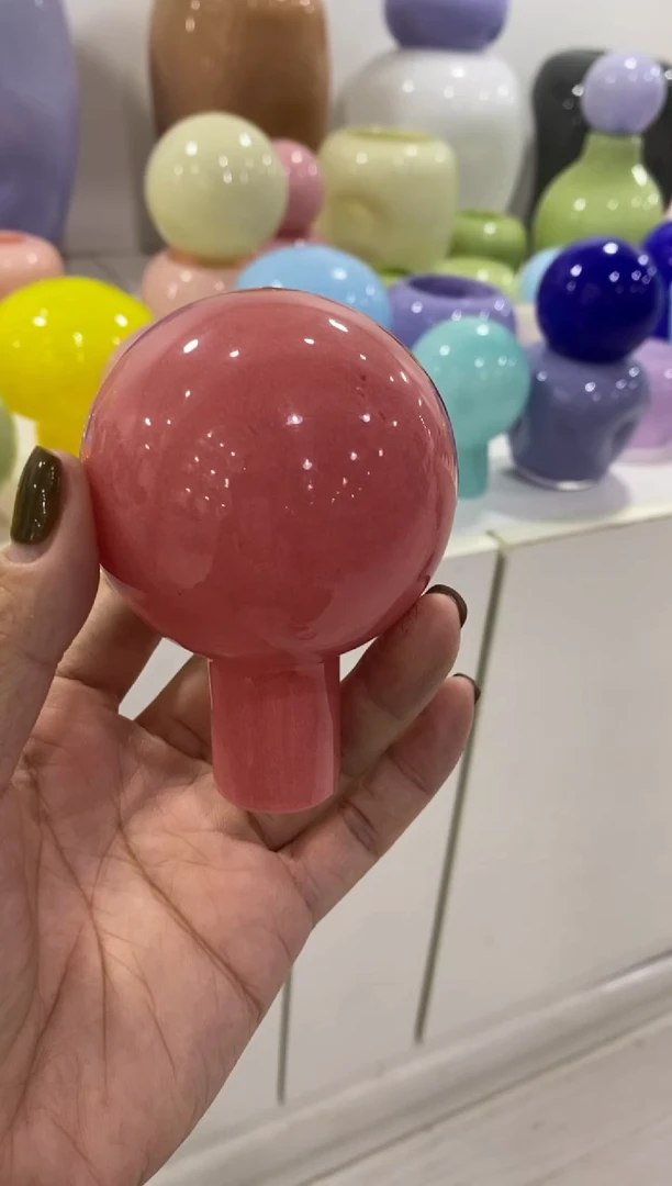 【闪购商品】琉璃花瓶摆件红