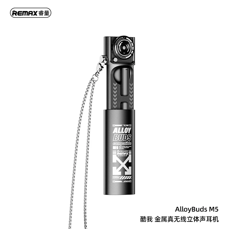 Remax/睿量酷我金属真无线立体声耳机AlloyBuds M5便携