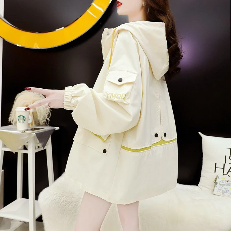 设计感工装外套女2024新款学生宽松休闲时尚洋气百搭春秋薄款上衣