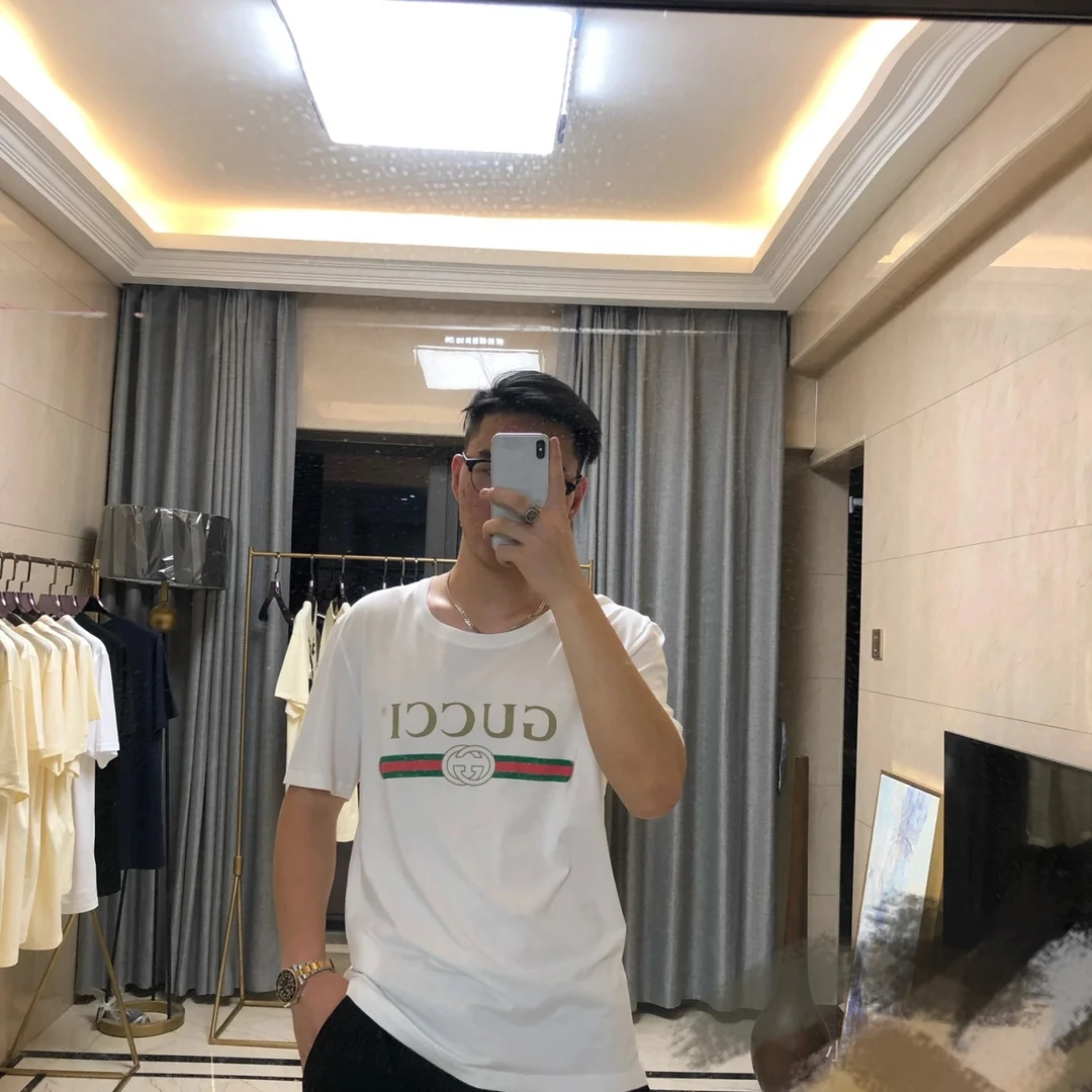 99新 Gucci 古驰 腰带lg图案 短袖 xs码 工价6k jn743