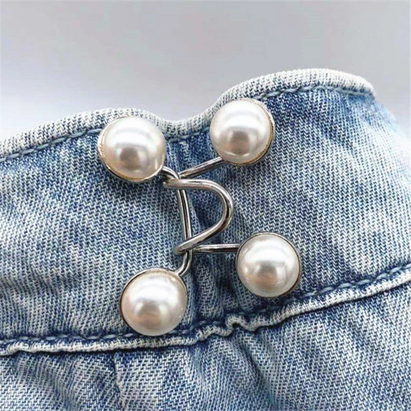 【收腰调节扣】万能免钉免缝牛仔裤扣改大小裤腰扣子神器风纪扣可调