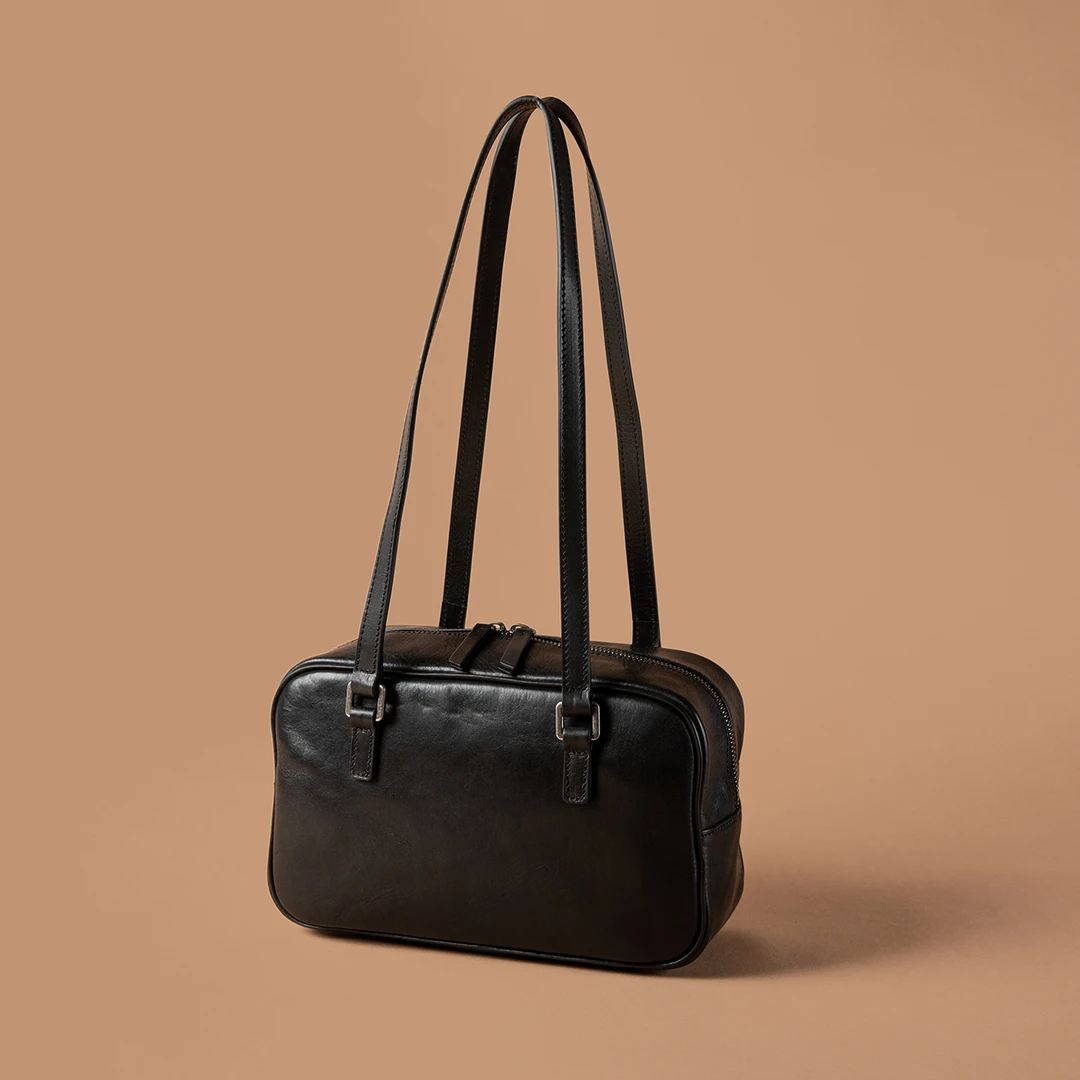 素创（清）【奶盒】树膏头层牛皮大容量通勤大包高级感单肩包SG60003