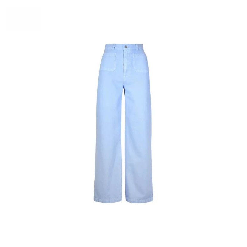 全新未使用 费太太 奢邦/MIU MIU SS22 纯色直筒长裤 女款 TT