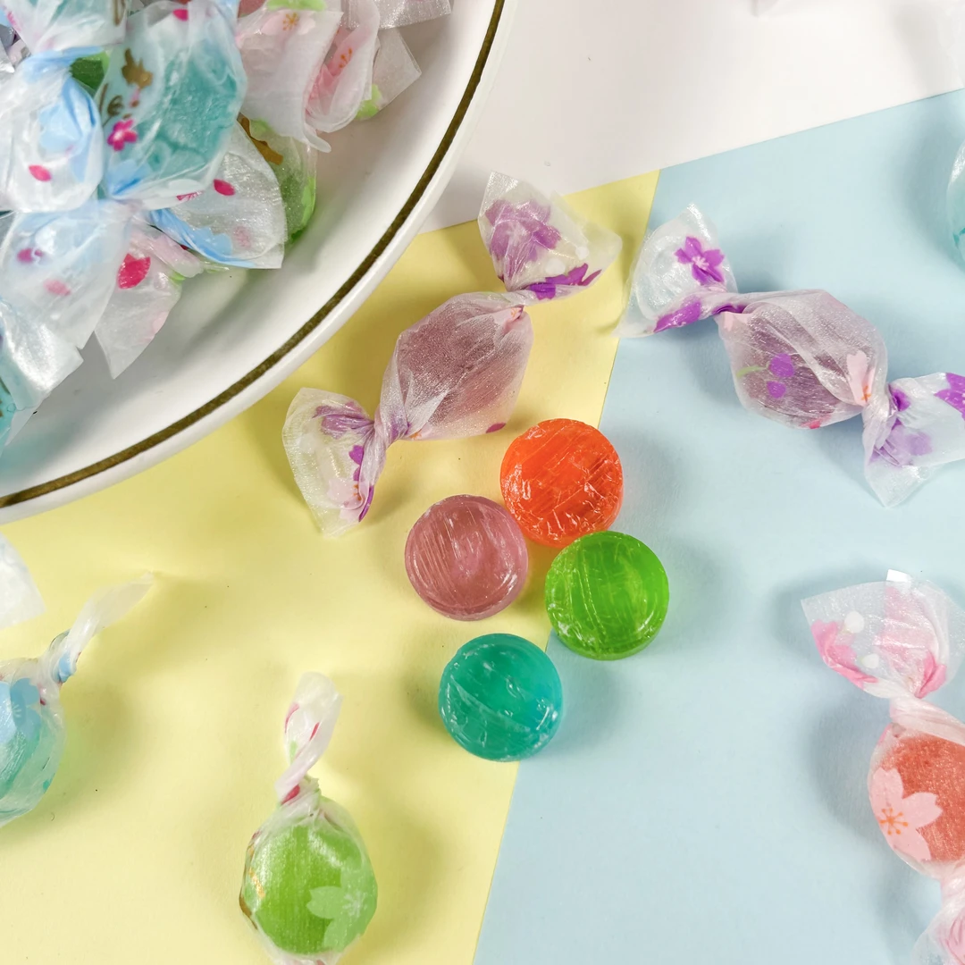 新疆包邮鲜果派花瓣雨切片糖果酒店迎宾招待送礼散装水果糖喜糖