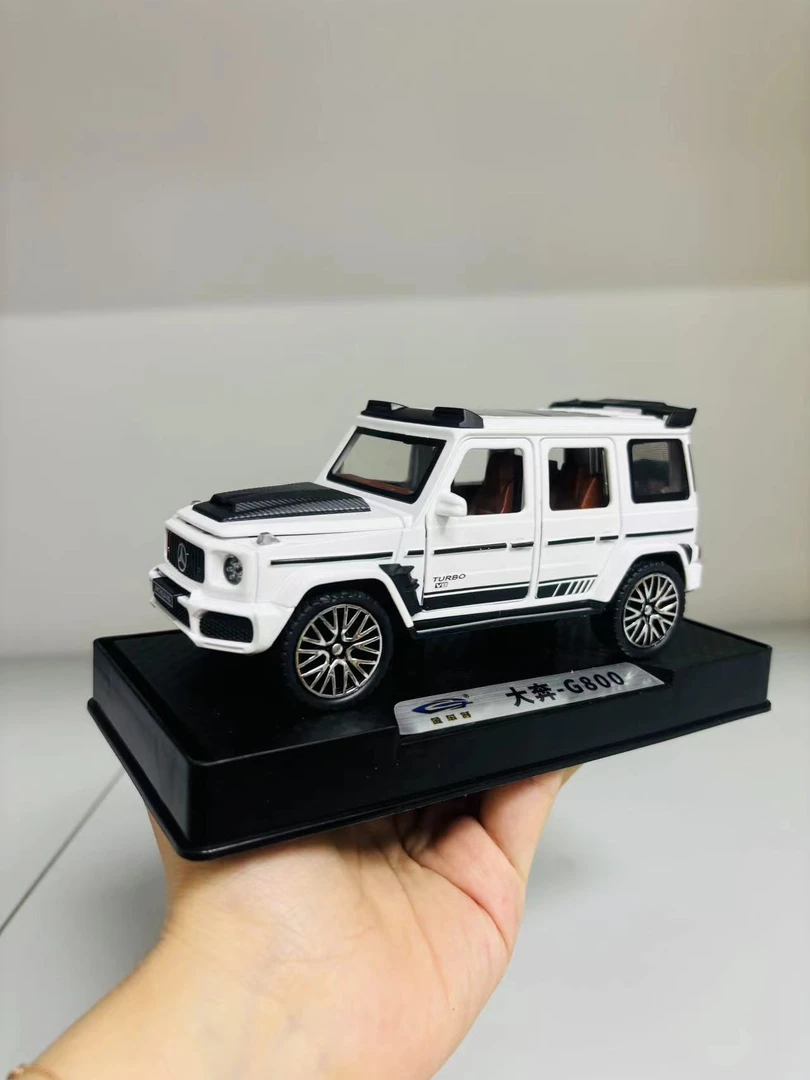 合金声光奔驰大G模型1:32六开回力车