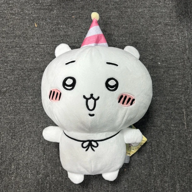 【M】现货日版chiikawa戴庆祝帽吉伊娃娃毛绒娃娃