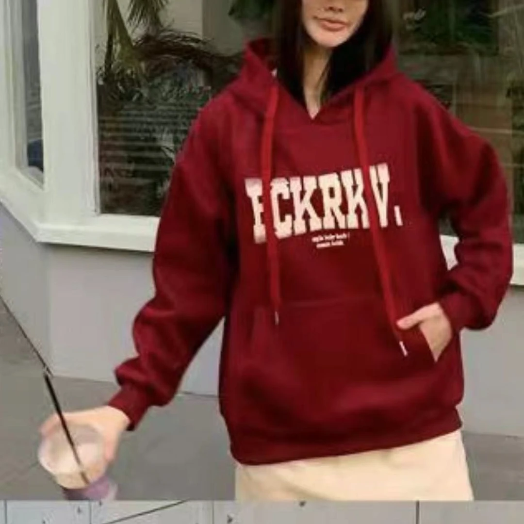 加绒加厚卫衣休闲时尚百搭-WY0040