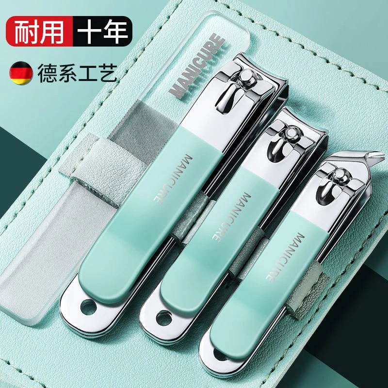 高档斜口指甲刀家用便携大号旋转式修甲耐用指甲剪打磨器剪指甲刀