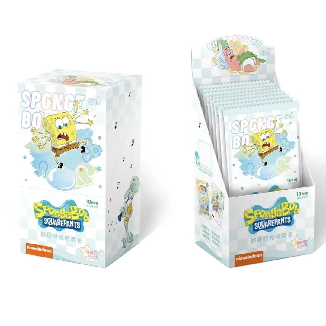 海绵宝宝妙趣时光收藏卡卡牌一盒