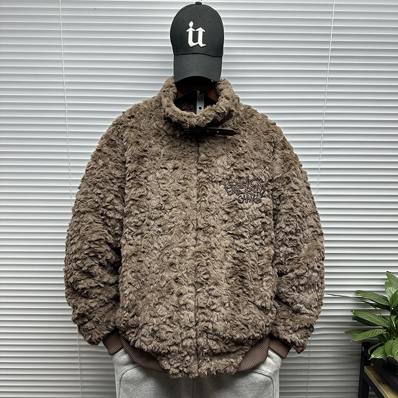 2023冬季新款立领棉衣外套男休闲短款宽松潮牌加厚棉服棉袄面包服