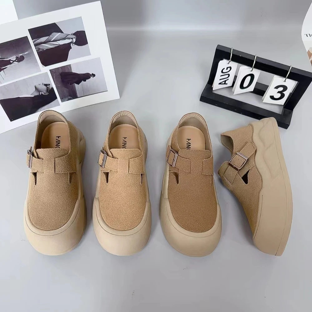 1818新款厚底边扣舒适百搭休闲鞋