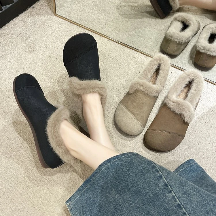 906休闲百搭加棉软底单鞋仓