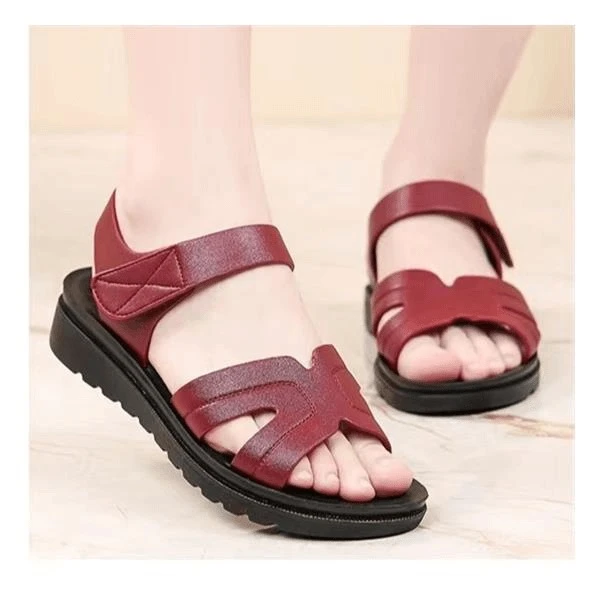 2168新款魔术贴软底舒适百搭妈妈鞋仓