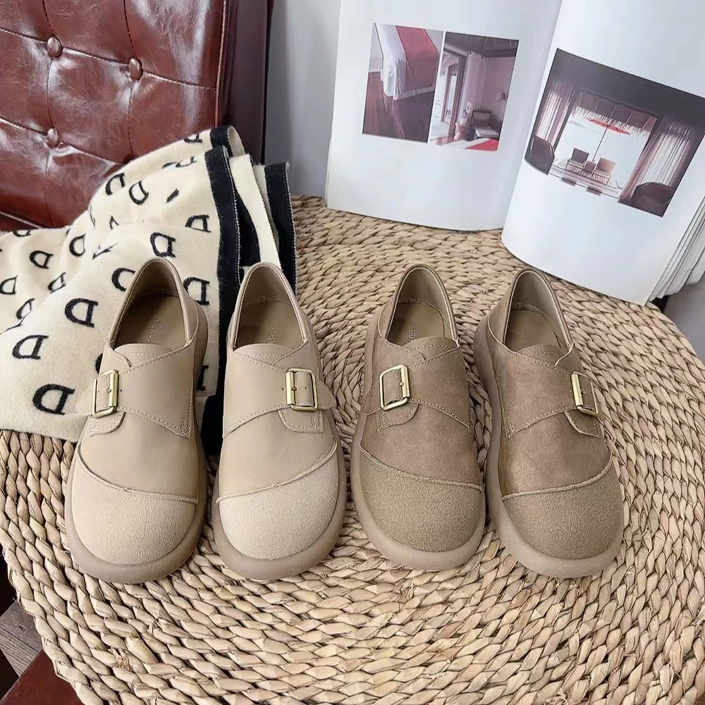 3207新款边扣软底防滑舒适博肯鞋仓