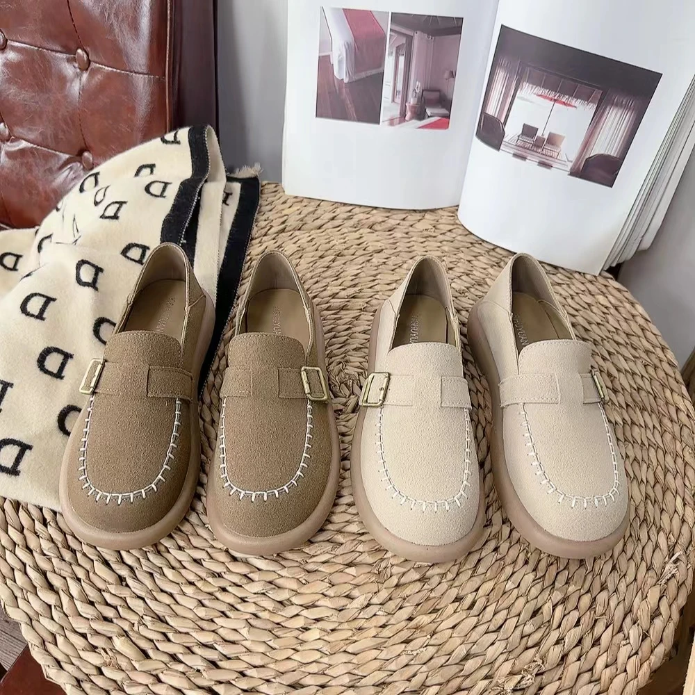 3206新款边扣软底防滑舒适博肯鞋仓