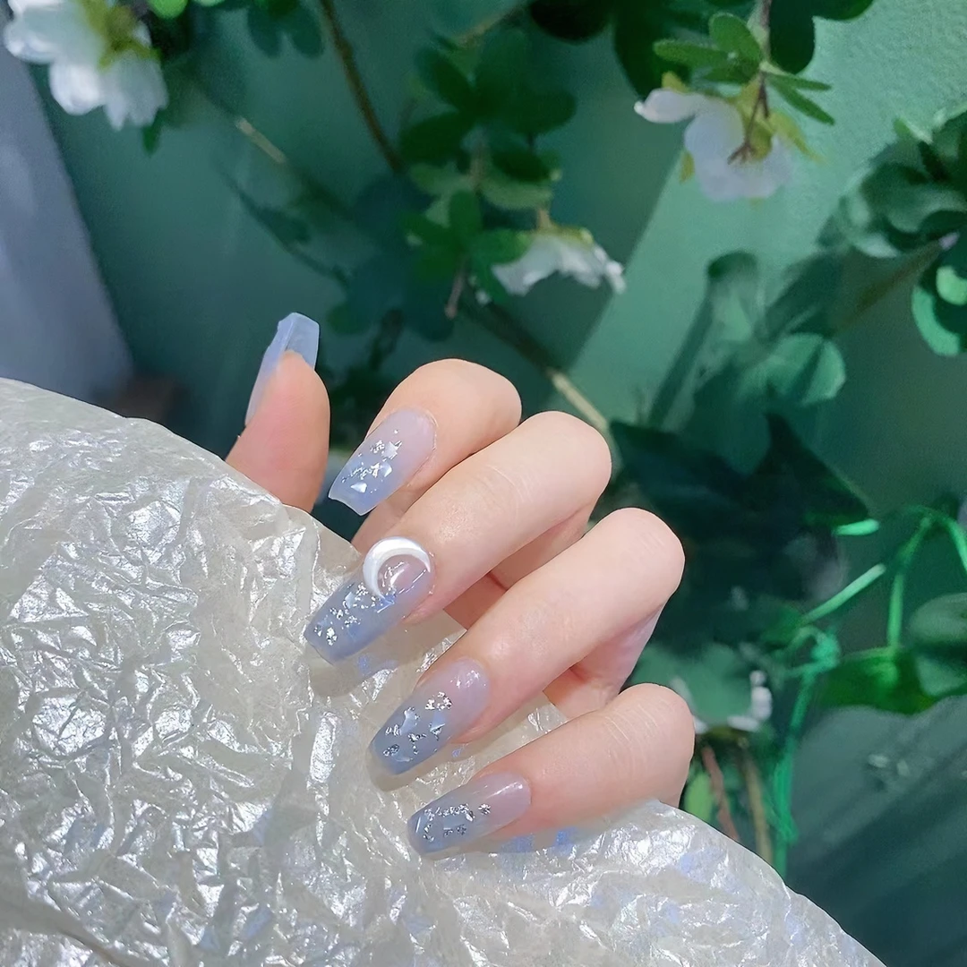 【纯手工豪华CS】彩色波点美甲贴钻穿戴甲纯手工时尚可爱