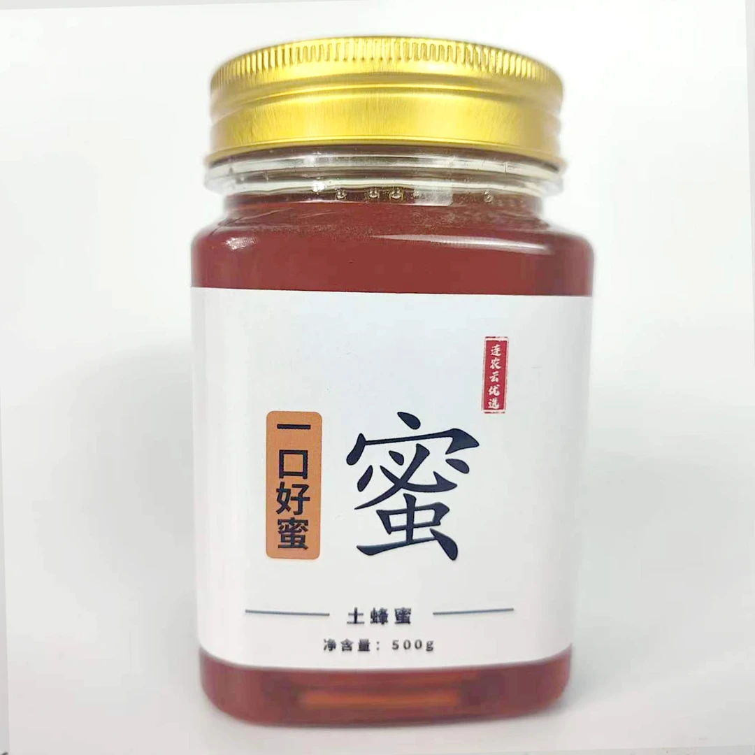 富蜂堂一口好蜜土蜂蜜500g*1罐无添加纯蜂蜜纯正天然农家自产优选