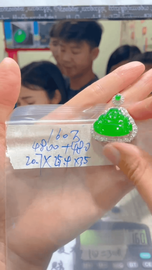 【闪购商品】翡翠吊坠(赠链)未镶嵌天然A货翡翠   多样性