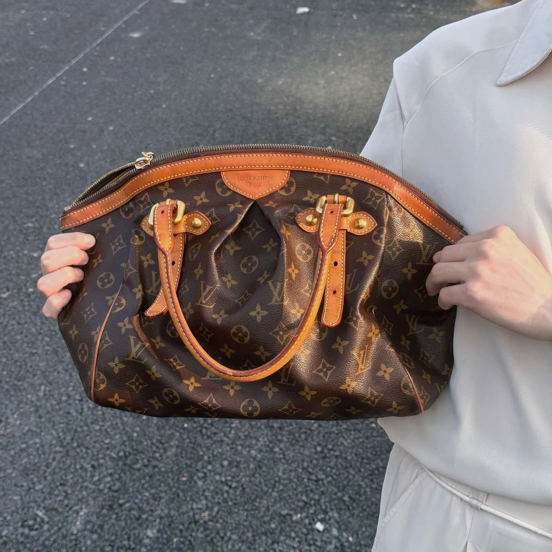 99新 LouisVuitton/路易威登 友福/小饺子手提包/98新