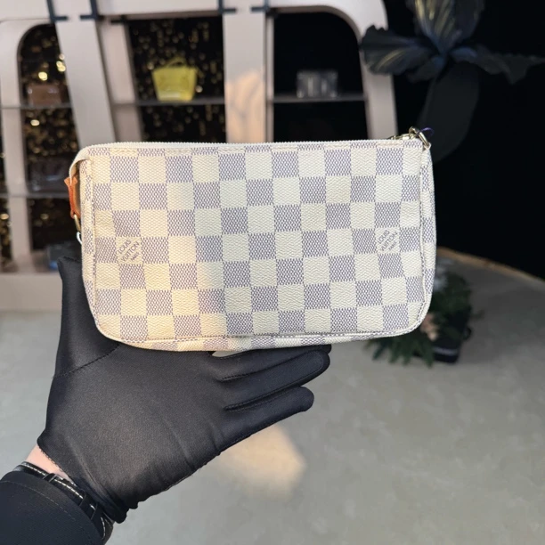 99新 LouisVuitton/路易威登 友福/Lv棋盘格大麻将/97新