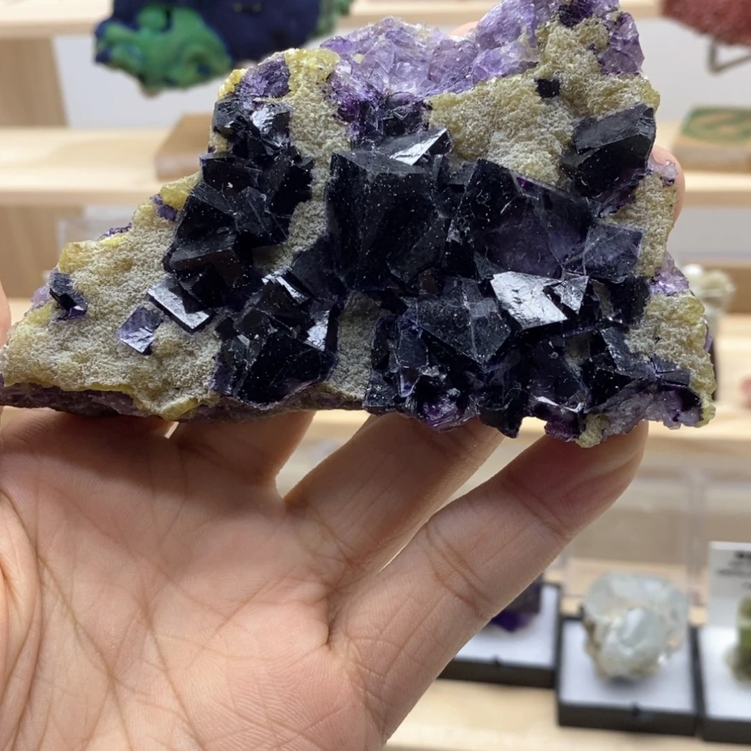 吊坠内蒙古幻影萤石水晶