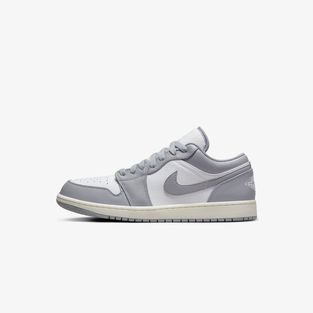 耐克男鞋佐敦系列AIR JORDAN 1 LOW 灰AJ1 553558-053