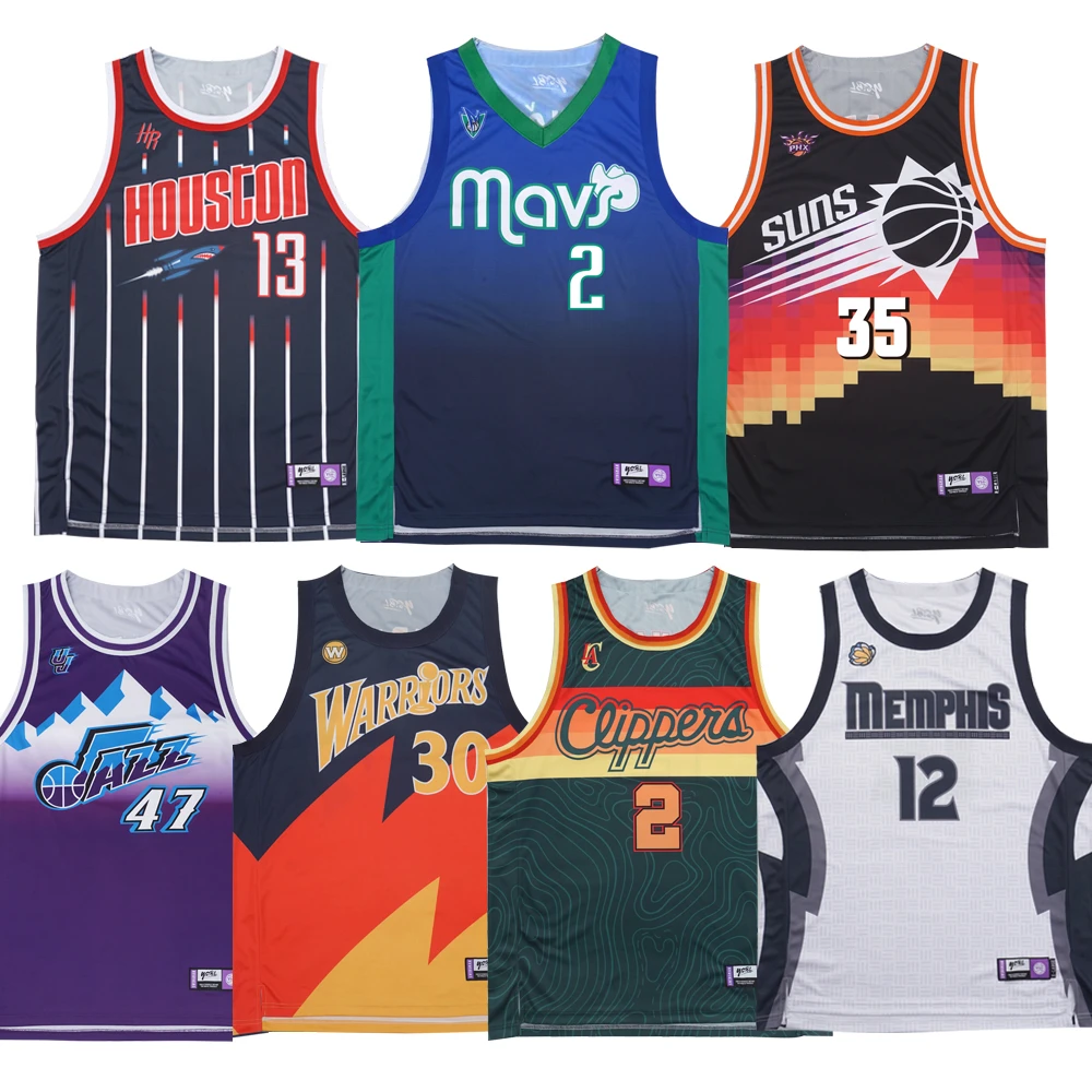 YSBL复古独行侠欧文夏季圆领速干球衣篮球服印花运动训练背心大码