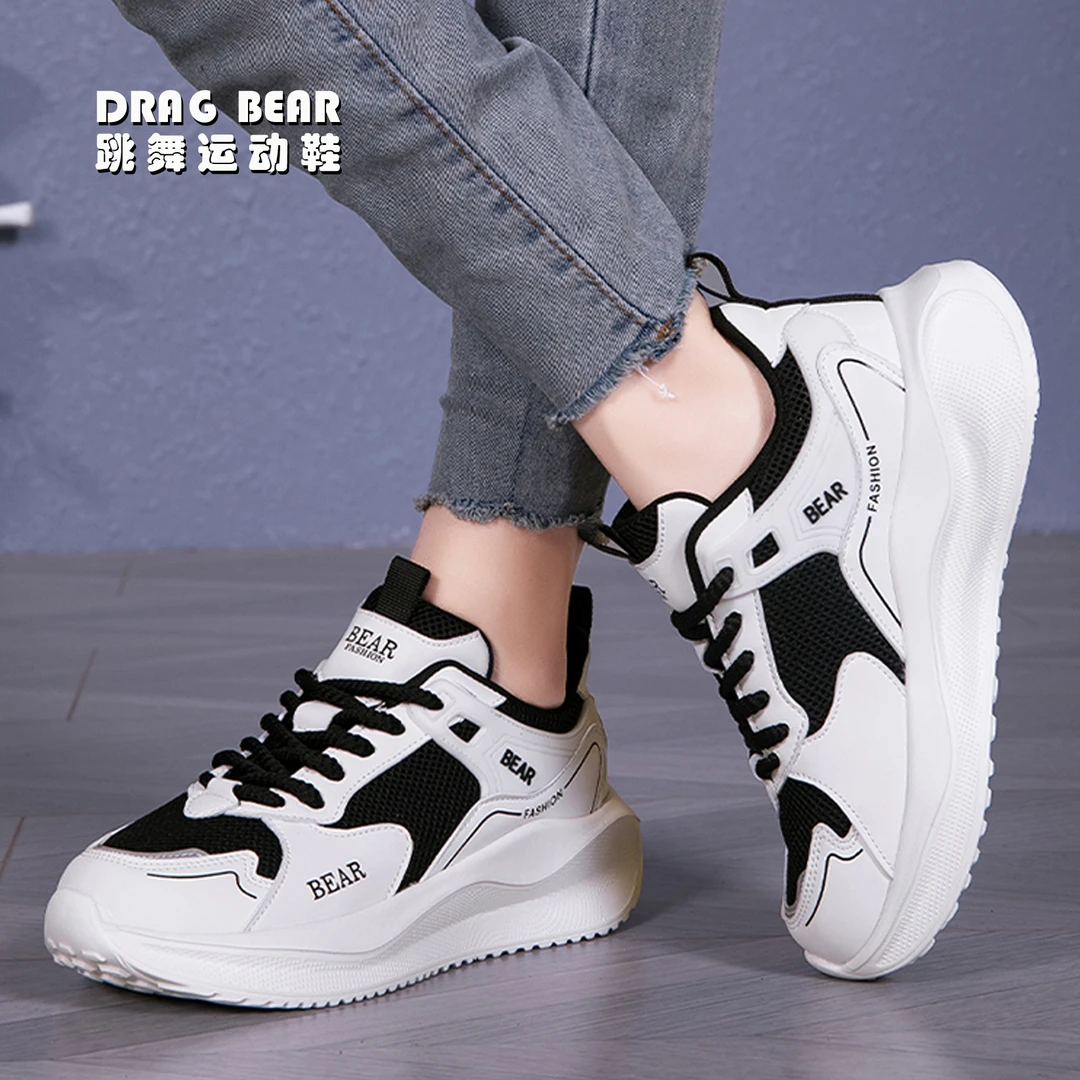 XX新品016款四季高弹轻便网面运动鞋（男女同款跳舞专用）