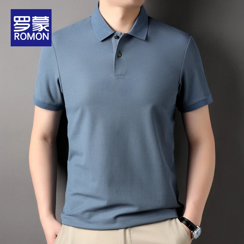 罗蒙高档短袖polo衫男夏季薄款男士速干半袖上衣服男休闲商务男装